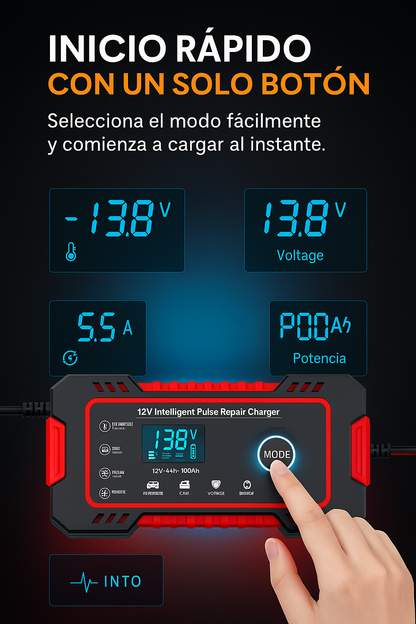CARGADOR DE BATERÍA INTELIGENTE NEXPEAK 12V